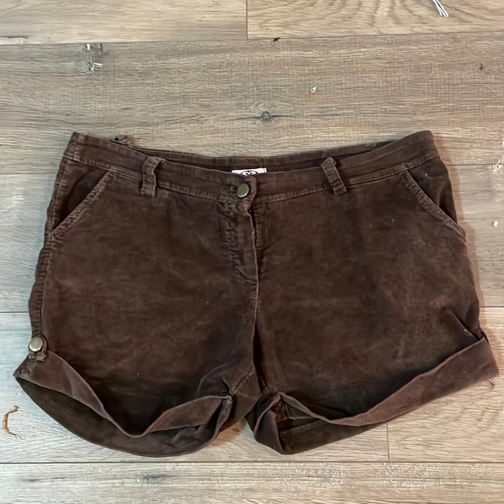 Corduroy shorts